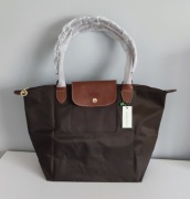 Torebka Longchamp Rozmiar L Brąz Czekolada 