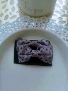 Spinki do włosów kokardki materiałowe