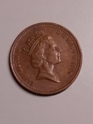 Elizabeth ii One Penny 1996 Rok