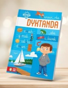 Bystrzak dyktanda i naklejki (6+) cwiczenia czytanie i pisanie myslenie