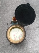 Stary licznik wody, mosiądz 