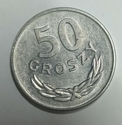 Moneta 50 groszy  1986 rok nie czyszczona 