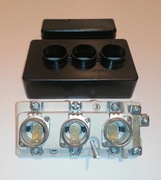 Gniazdo bezpiecznikowe 3x25A Elmaro