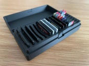 Pudełko, etui, case organizer na karty pamięci SD i microSD. 