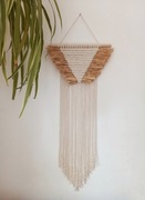 Ozdoba ścienna makrama rafia boho