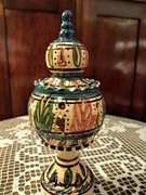 Lampka nocna ceramiczna - obudowa, rękodzieło Północna Afryka 