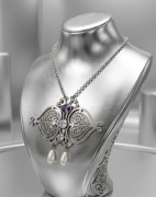 Kolia naszyjnik, stary naszyjnik vintage.