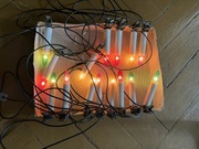 Stare lampki choinkowe PRL sprawne