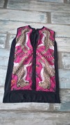 Hermès „Les Leopards” Archival Dress / Long Top – 100% oryginał 