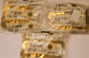 1,2,5 groszy 2013r RM  10 kompletów 
