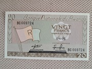 Rwanda 20 Francs UNC