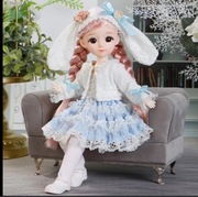 Nowa lalka BJD 12 x ruchomych stawów 30 cm 