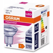 Żarówka LED HALOGEN GU10 6,9W 2700K 120° OSRAM