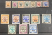 Sudan 1938-46 "S.G." Urzędowe - Poczta Wielbłądzia - Zestaw 15 szt.