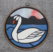 Ozdoba ścienna łabędź 