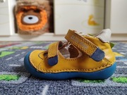 Skórzane sandałki 19 typu barefoot D.D. step chłopięce