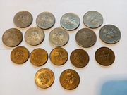 10 złotych zestaw 16 sztuk 1984-1990