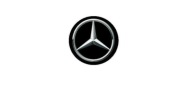 Naklejka Znaczek MERCEDES 14mm AMG czarny Emblemat Kluczyk Pilot Logo