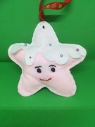 Gwiazdka , ozdoba na choinkę , zawieszka