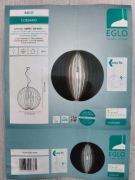 Eglo Cossano lampa wisząca z dużym dekoracyjnym kloszem