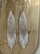 Kolczyki z japońskich koralików.