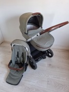 MUTSY ICON - Wózek dziecięcy 2w1, Gondola, Spacerówka/Spacerowy Zielony 