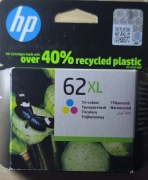 HP 62XL oryginalny wkład atramentowy kolor XL