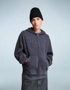 Bluza boxy z suwakiem o krótszym kroju M Bershka 7051/732/428