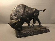 Albert Wille ŻUBR,1908 Brąz 