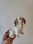 Figurka pies spaniel porcelana Foreign