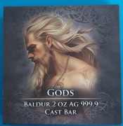 Germania Mint Gods: Baldur, 2 uncje Srebro