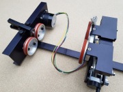 Laser Epilog co2 przystawka obrotowa oś obrotowa