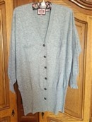 Sweter damski Juicy Couture długi milutka wełna roz.M/L stan zadbany