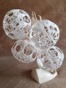 BOMBKI SZYDEŁKOWE RĘCZNIE ROBIONE 4 szt (19) 