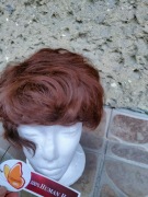 Peruka prawdziwe włosy Vanessa Fifth Avenue krótka auburn ruda brązowa 