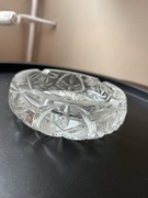 ANT Stara kryształowa popielniczka PRL