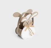 Koszyk TARRA z filcu zając 9x7x16 cm HOMLA