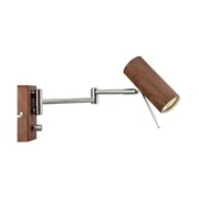 Kinkiet ścienny Gothia orzech