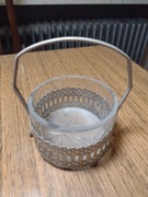 Cukiernica Szklana PRL w Koszyku Koszyczku Vintage Design