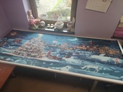 Święta obraz wykonany techniką diamentowa 