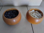 Gra planszowa Go stół drewniany japoński oryginalny