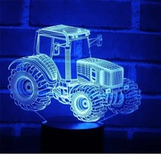 Lampka LED 3d traktor prezent 