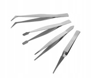 Zestaw czterech pęset precyzyjnych. (30)