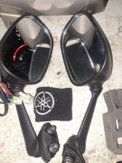 Yamaha r6 rj15 2008-2012 lusterka,końcówka wydechu, przekaznik kierunków i 