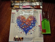 Haft diamentowy Serce 