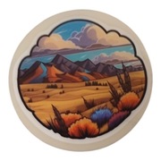 Przepiękny magnes na lodówkę krajobraz