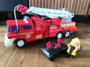 SMIKI Straż pożarna pojazd sterowany z dźwiękiem i światłem wóz strażacki