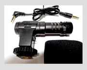 MIKROFON video do smartfona kamery LEPSZA JAKOŚĆ DŹWIĘKU !!! Mały lekki