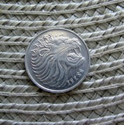 Etiopia 1 Centym 1977r - Ładna