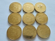 KAZIMIERZ DOLNY 9 sztuk Monety 2zł MENNICZE 2008